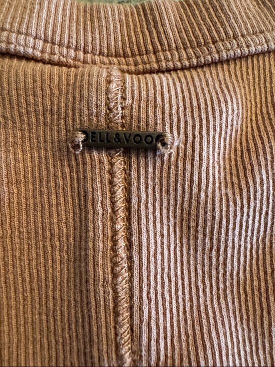 Elle Rust-Tone Ribbed Tank Top - Picture 4 of 4